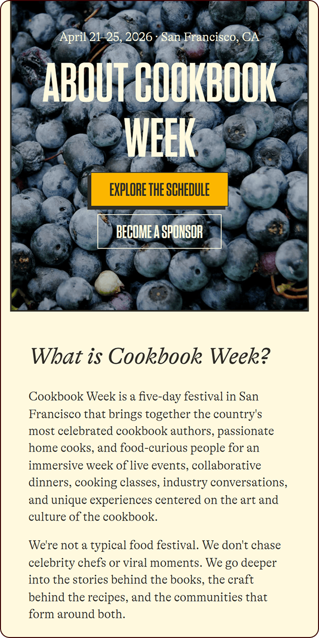 Cookbook Week Mobile 2