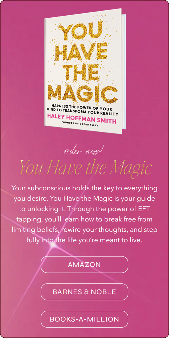 Book cover for "You Have the Magic" by Haley Hoffman Smith above a description of the book and purchase buttons for Amazon, Barnes & Noble, and Books-A-Million. | Wonderly